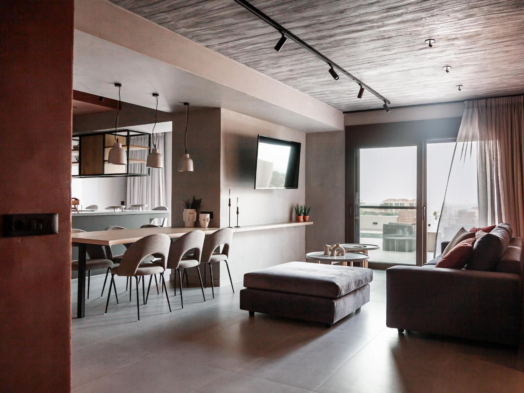 Orama Luxury Suite 3 Bedrooms With Private Pool แอร์ซอนิสซอส ภายนอก รูปภาพ