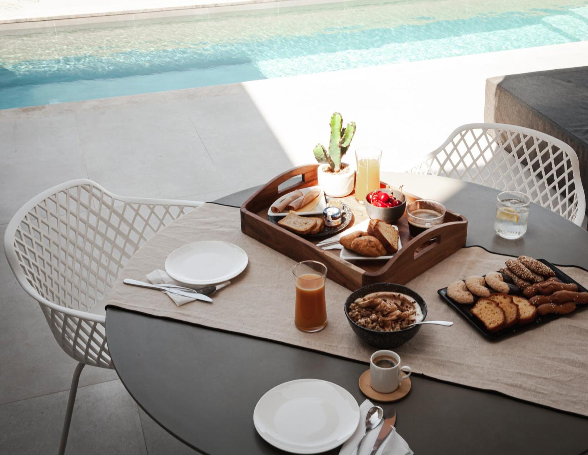 Orama Luxury Suite 3 Bedrooms With Private Pool แอร์ซอนิสซอส ภายนอก รูปภาพ
